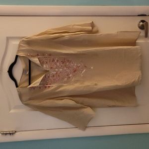 Gorgeous! Embellished Chico size 3 top